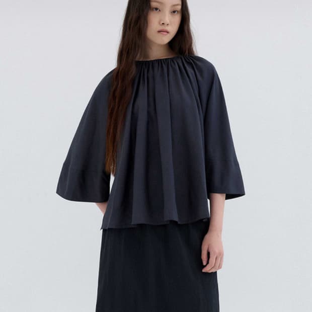 리플레인 SHIRRING BLOUSE 24 SS