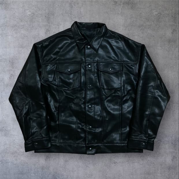 THEY 데이 레더 가죽 자켓