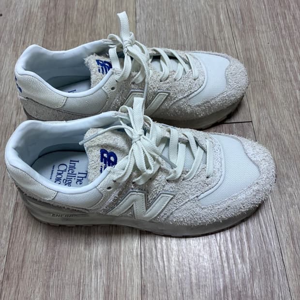 뉴발란스 x 렉토 574 애쉬크림 255