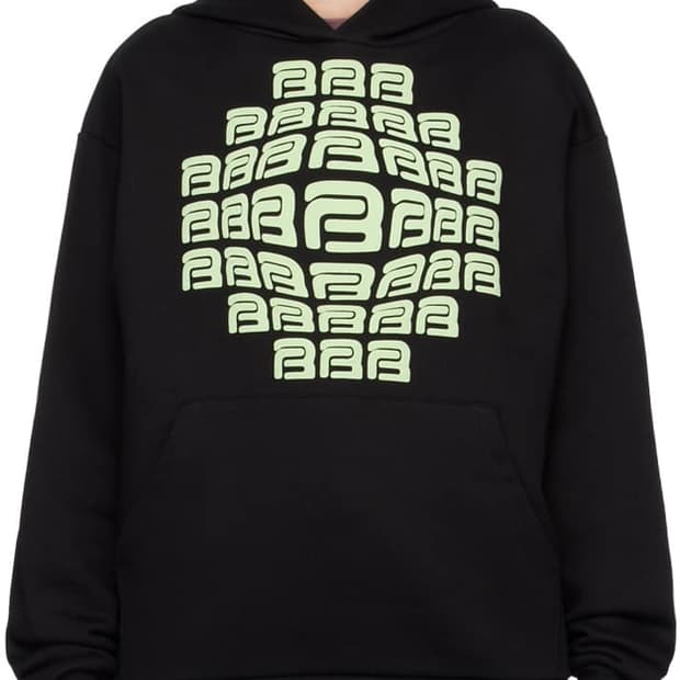 BARRAGÁN 블랙 피쉬 아이 후디 xs