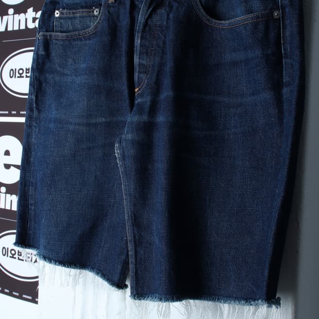 (XL-2XL) APC 아페쎄 반바지 팬츠 빅사이즈 데님-P1P10356