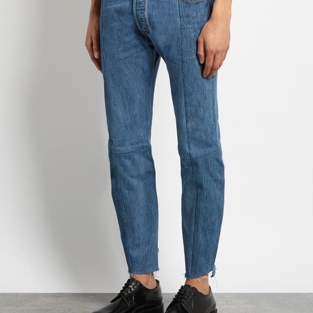 베트멍 리바이스 리워크 데님 진 중청 옴므 / M