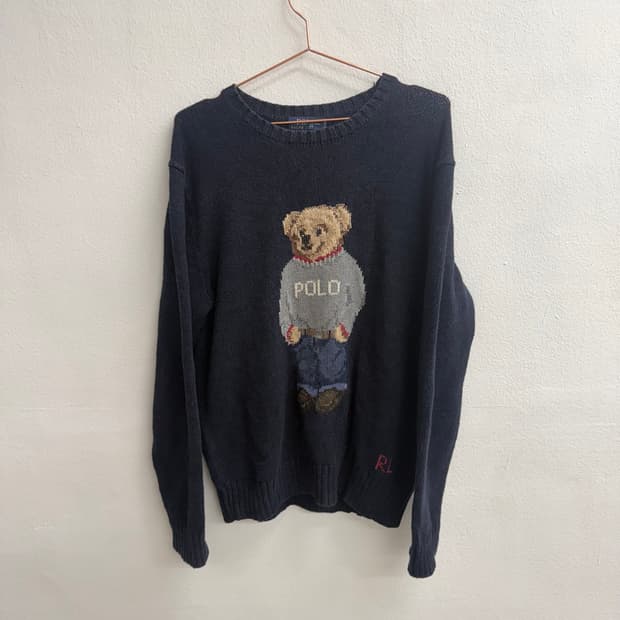 폴로 랄프로렌 프레피베어 네이비니트 M