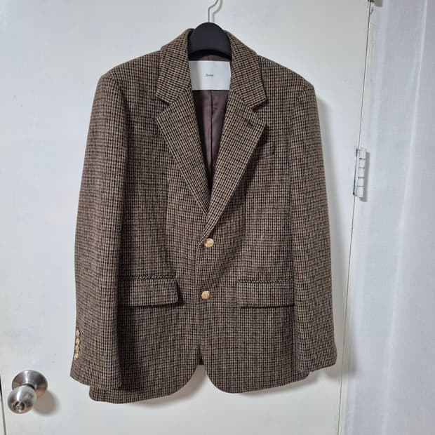 25FW 던스트 유니섹스 클래식 2버튼 울 블레이저 재킷