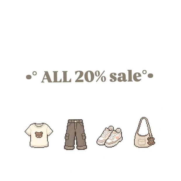 👚20% SALE👖