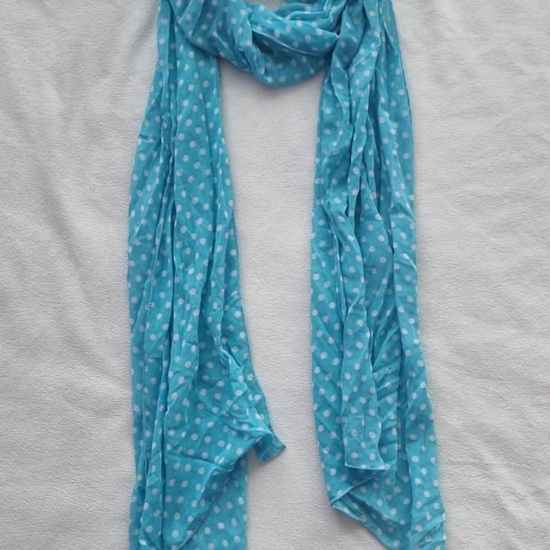 빈티지 모리걸 하구미 샵페어리 st 도트 머플러 