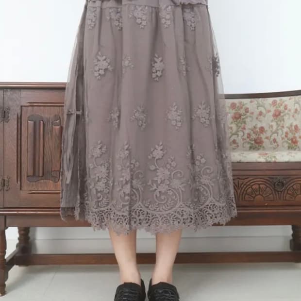 니지 tokyo skirt_브라운