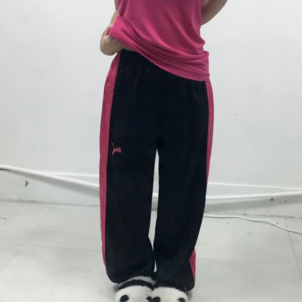 [PUMA] 푸마 갸루 핑크 트레이닝 팬츠