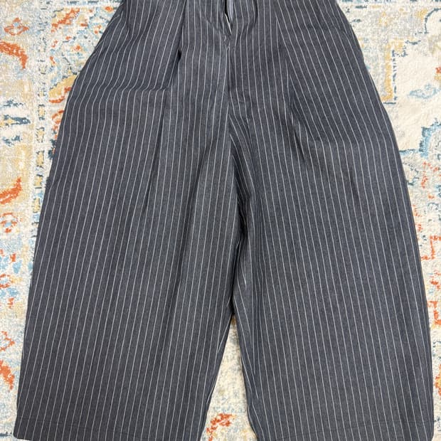 Pushpush 핀스트라이프 팬츠