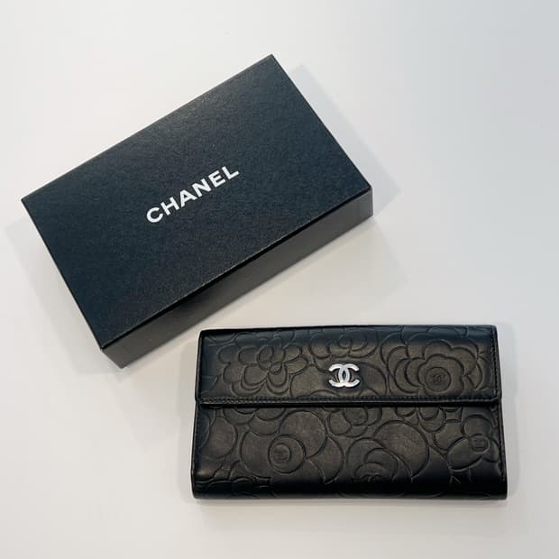 Chanel 샤넬 까멜리아 장지갑