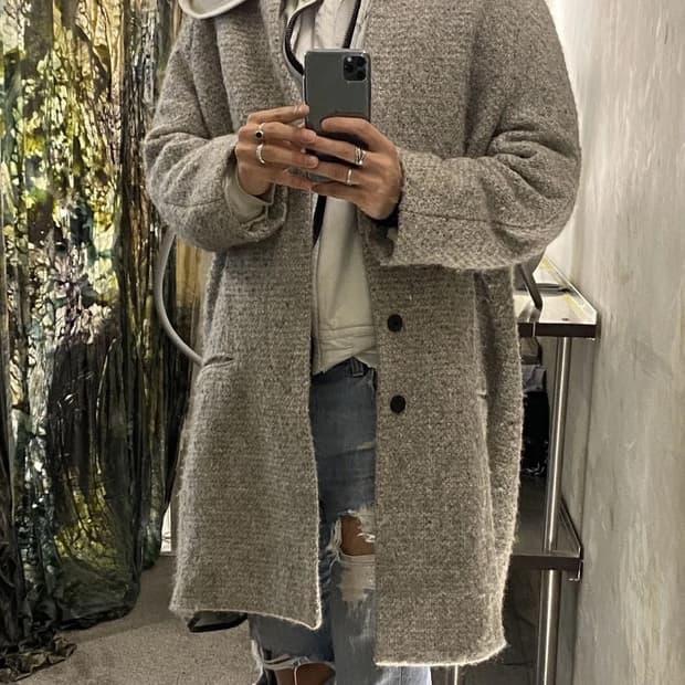 하이더 아커만 FW14 알파카 기모노 코트