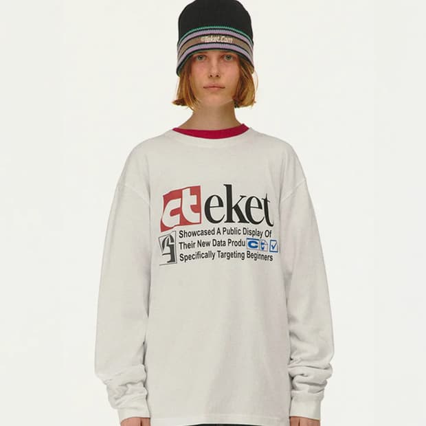Plan L/S Tee White