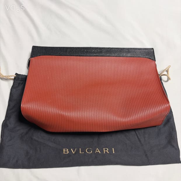 불가리 클러치백 레드