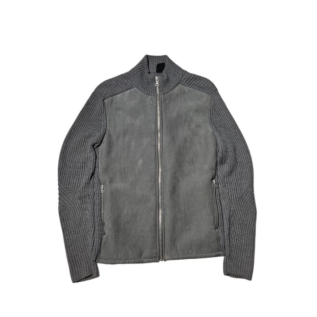 알마니 익스체인지 니트집업 그레이 M