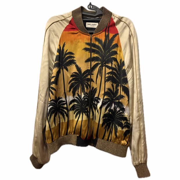SAINT LAURENT 16ss Palm Tree Jacket 50