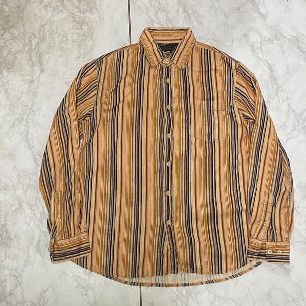 골덴 빈티지 셔츠 사이즈 100