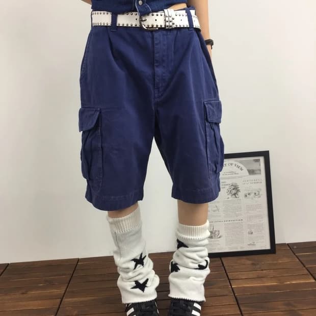 HAZZYS Navy Cargo Shorts