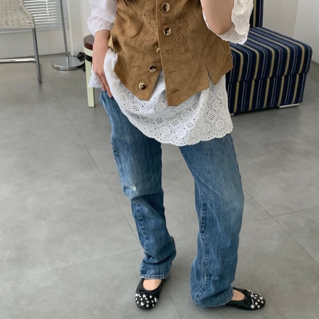 suede vest