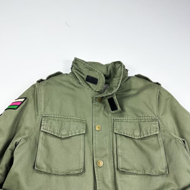 쟈딕앤볼테르 카키 우먼 백로고 야상자켓 (XS 여성추천)