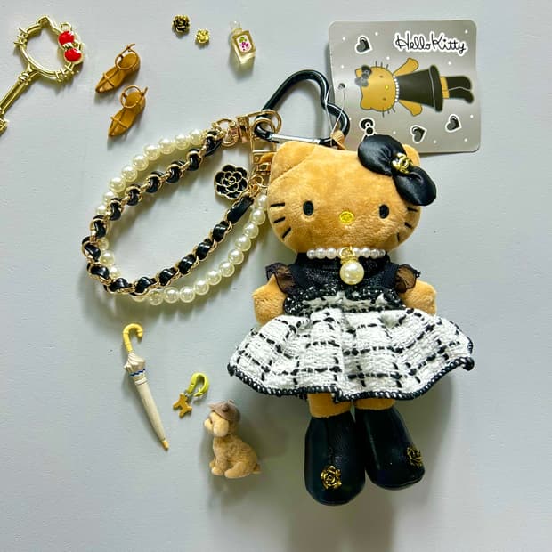 롱다리키티 커스텀키링(2)