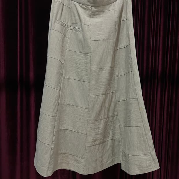 ISSEY MIYAKE HAAT patchwork skirt