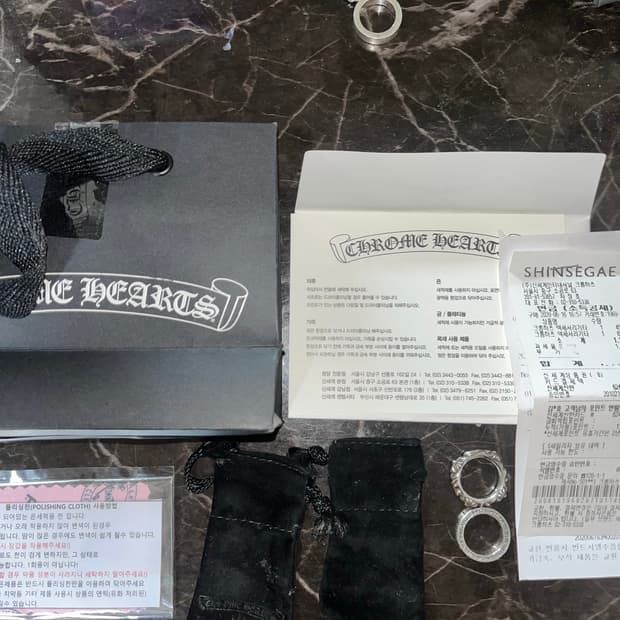 크롬하츠 퍽유링 3mm 