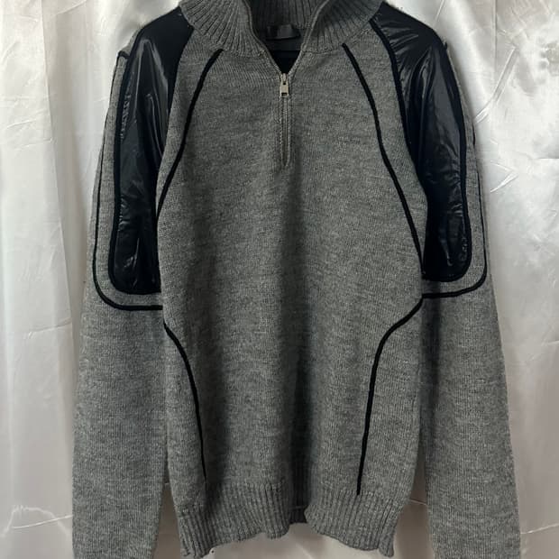 디올옴므 AW07 모터 하프 집업