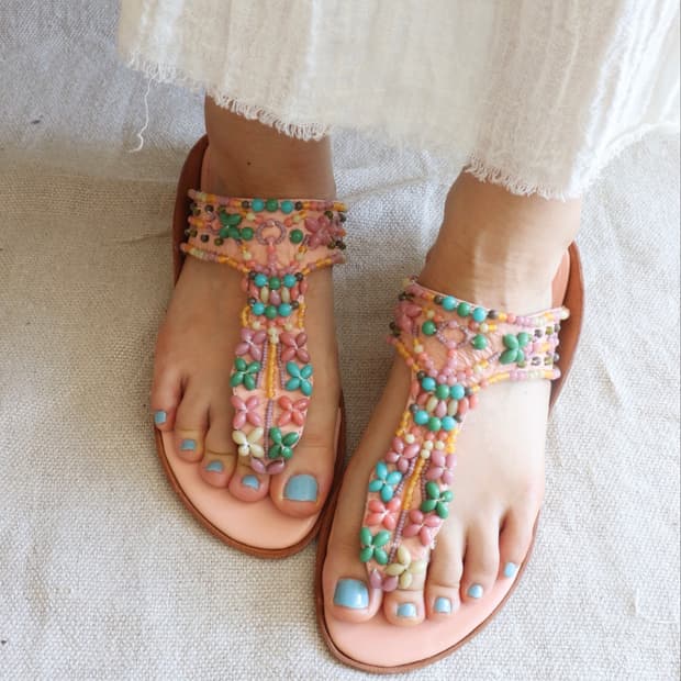 [Tsumori Chisato] Color Beads Sandal