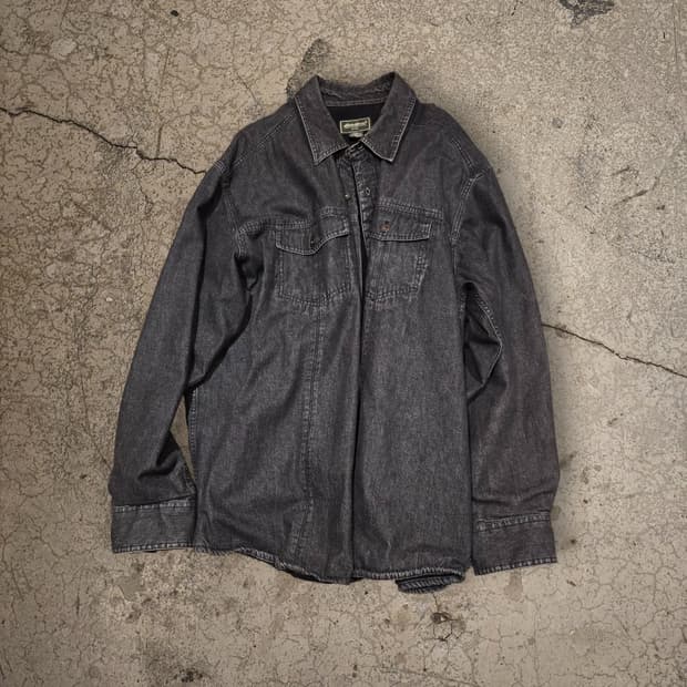 90s Eddie Bauer 데님 셔츠 자켓