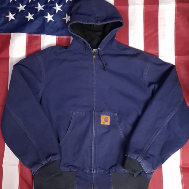오리지날 구형 미국제조 칼하트 덕액티브 후드자켓