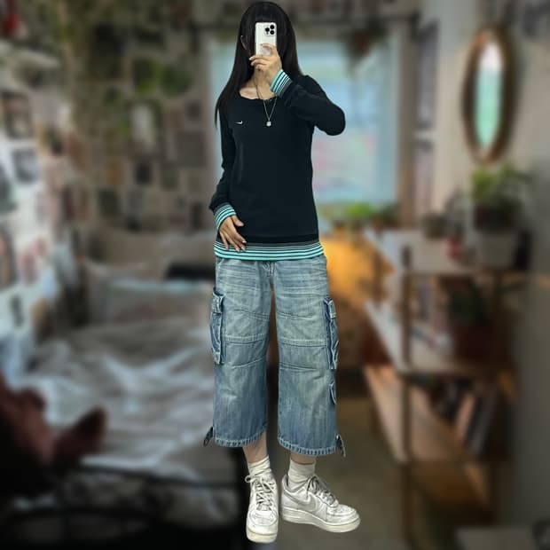 나이키 스포티 맨투맨