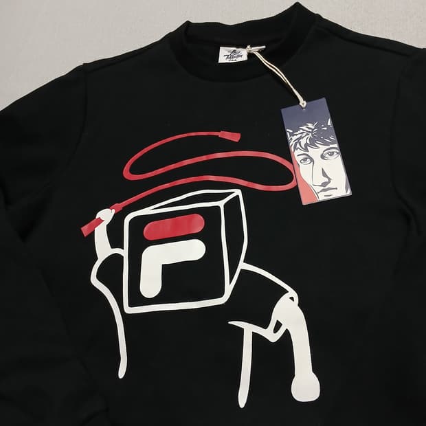 택붙은 우왁굳 우왁굳즈 휠라 스웻셔츠 맨투맨 한정판