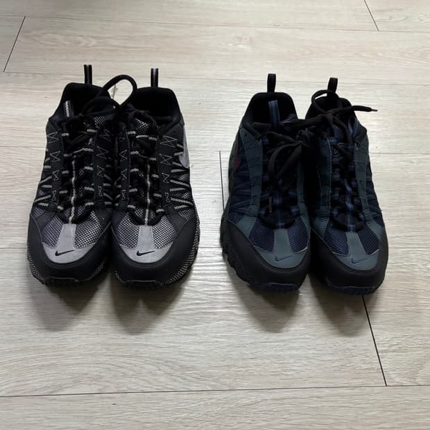 나이키 에어휴마라 블랙/청색