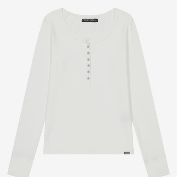 코이세이오 038 BUTTON LONG SLEEVE WHITE