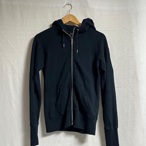 나이키 크롭 후드집업 90