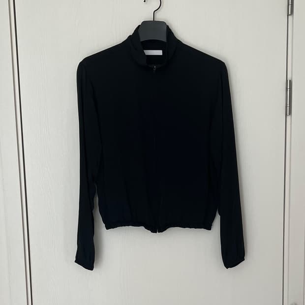 LES tailored cupra zip-up