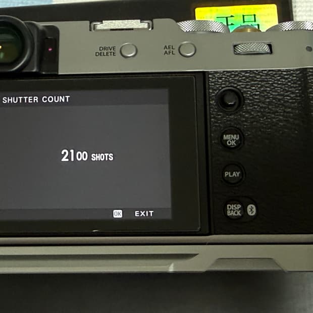 후지필름 X100VI 실버