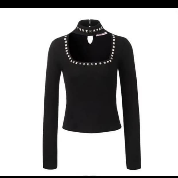 베이비메탈클럽 베메클 스터드 초커탑