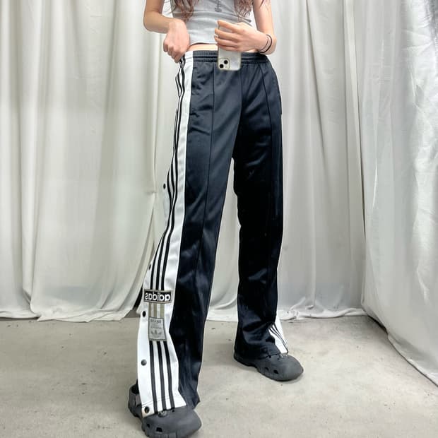 Adidas black break pants