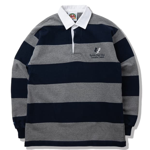 (100) 90's 바바리안 "락킨 하이 스쿨" 헤비 럭비 져지 