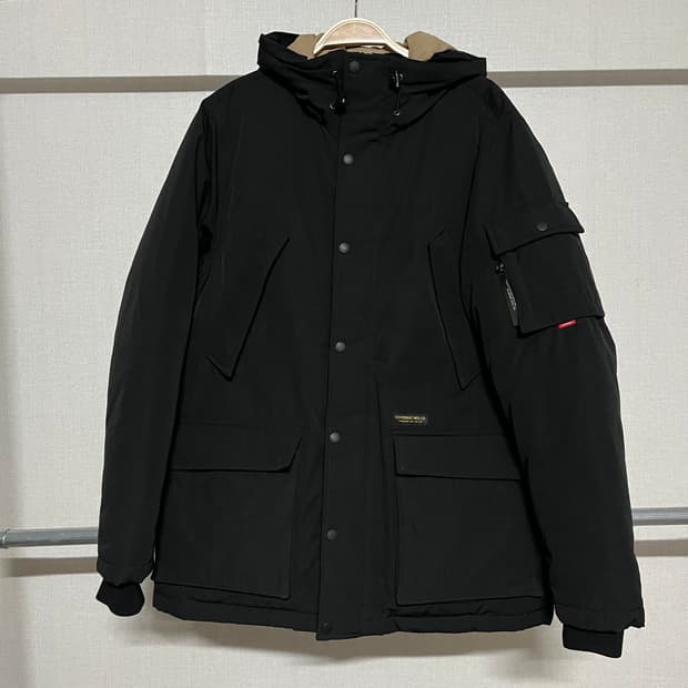 커버낫 후드 패딩 블랙 M