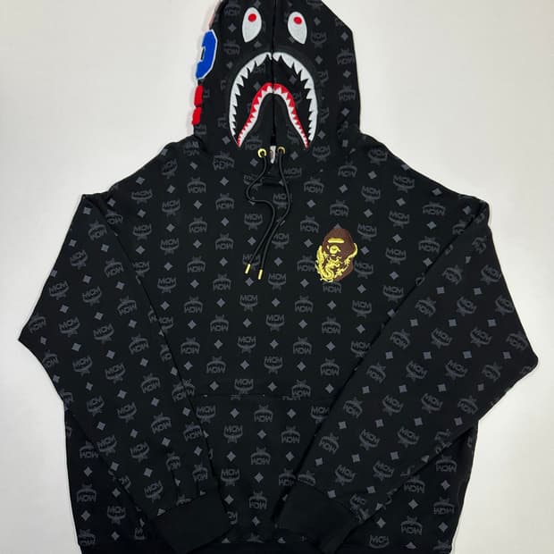 MCM 베이프 샤크 후드티 3XL Bape
