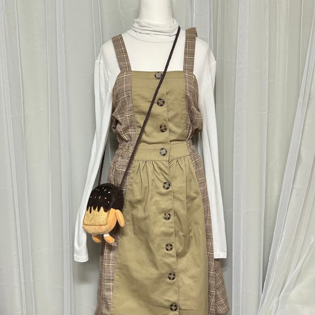 리즈리사 돌 라떼갸루 베이지핑크 원피스 모리걸 니혼진