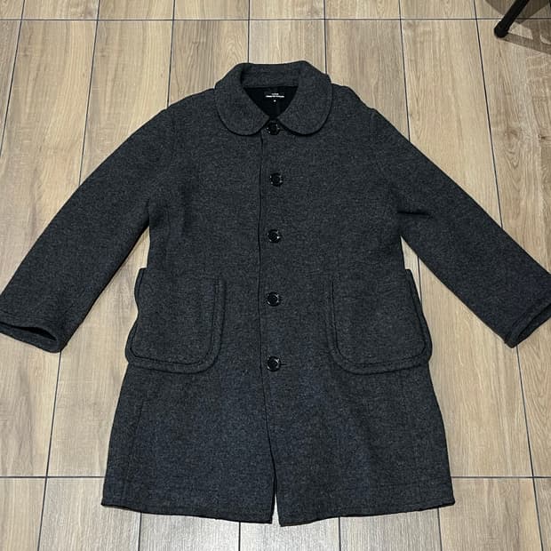 Comme des Garcons Tricot 울 코트 차콜
