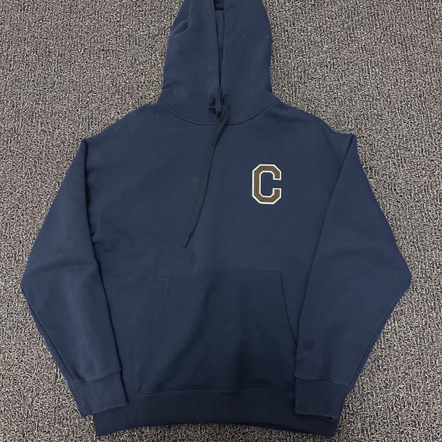 커버낫 C 로고 후드티셔츠 네이비 M