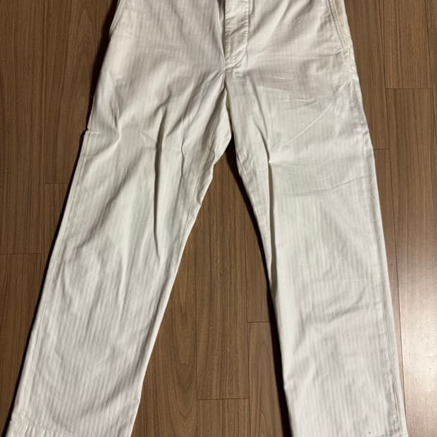 더블알엘(RRL) 헤링본 트윌 필드 팬츠 화이트 30/30