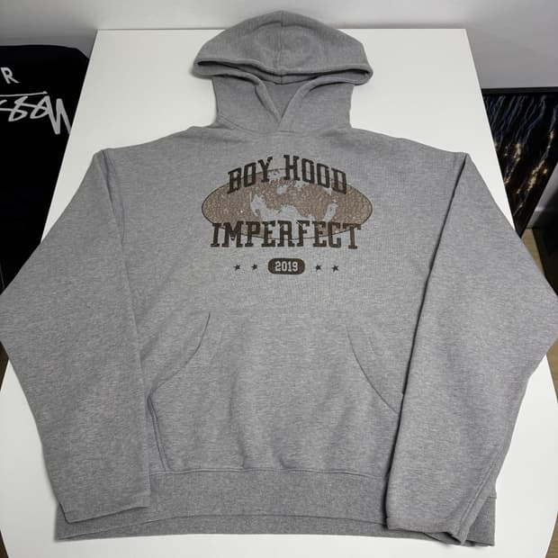 ETCE 보이 핑커 홀 후드티 L