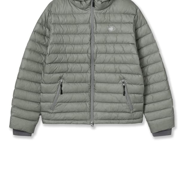 aeae 경량패딩 리버시블 세이지그린