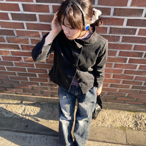 도쿄 스트릿 미니멀 빈티지 코디세트