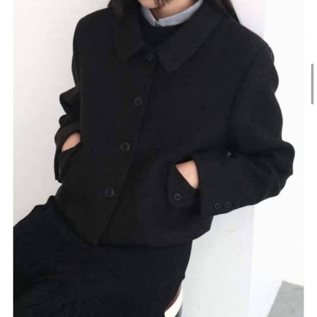 김미 포기 울 자켓